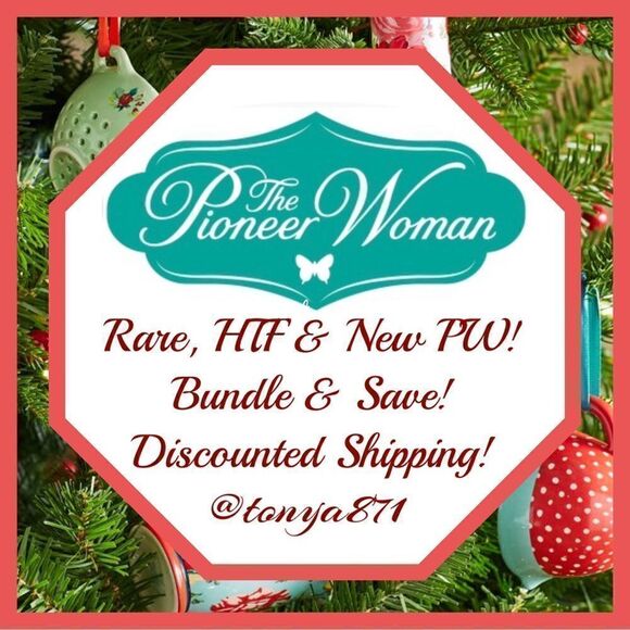 🦋 New Pioneer Woman Timeless Beauty Red 8-Inch Fry Pan & Mini Silicon Spatula - Picture 2 of 7